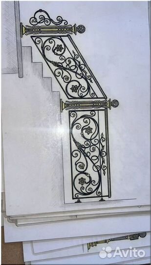 Кованые перила