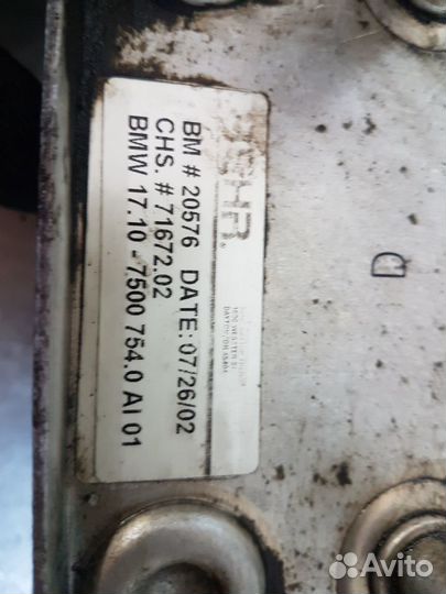 Масляный радиатор BMW X5 E53 1999-2006 г.в