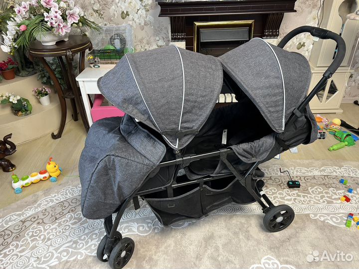 Прогулочная каляска для двойни или погодок