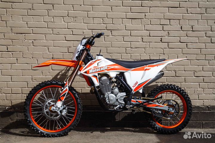 Мотоцикл эндуро Motoland SX250 оранжевый