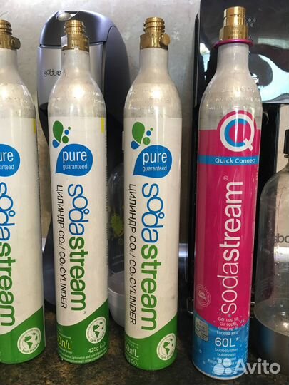 Заправка обмен баллонов сифона Sodastream HomeBar