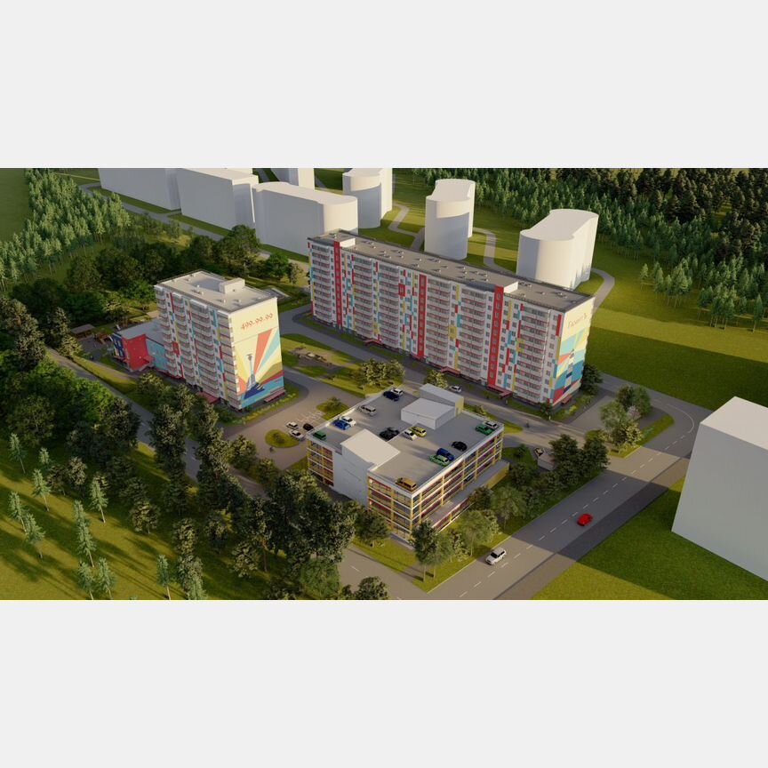 1-к. квартира, 42,3 м², 1/10 эт.