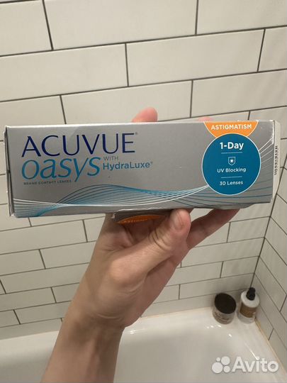 Линзы acuvue oasys astigmatism астигматизм