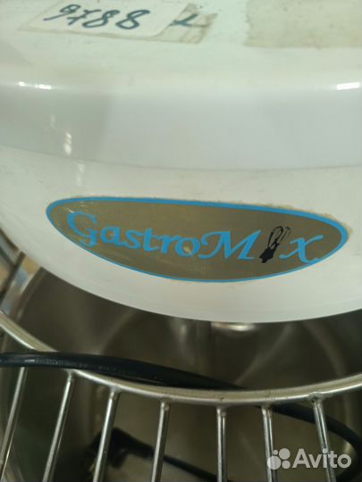 Тестомес gastromix hs20л б/у подставка нерж новая