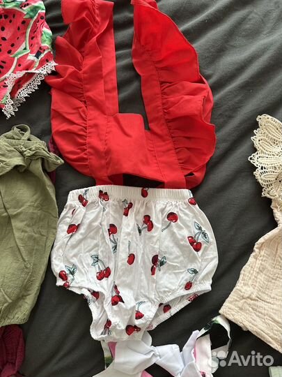 Летние деткие платья до 68 размера