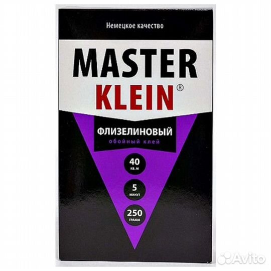 Клей обойный master klein флизелиновый 250гр, арт