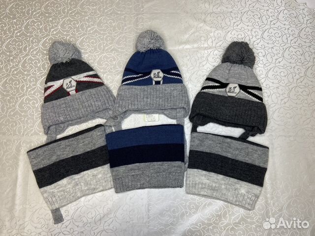 Шапка + снуд новые р.50-52