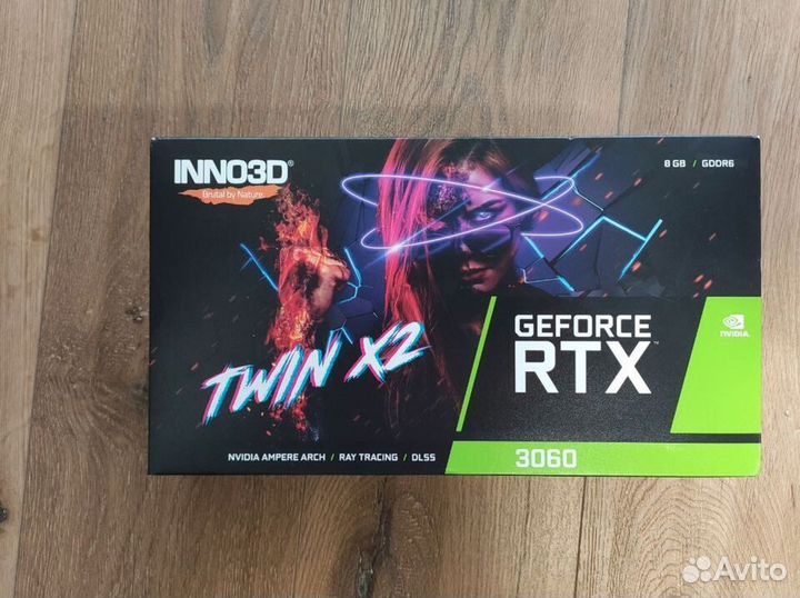 Видеокарта Inno3D nvidia GeForce RTX 3060 twin X2