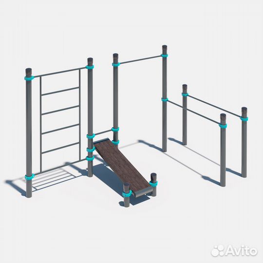 Воркаут 76 шведской стенкой