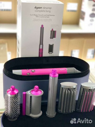 Стайлер dyson airwrap long Фиолетовый