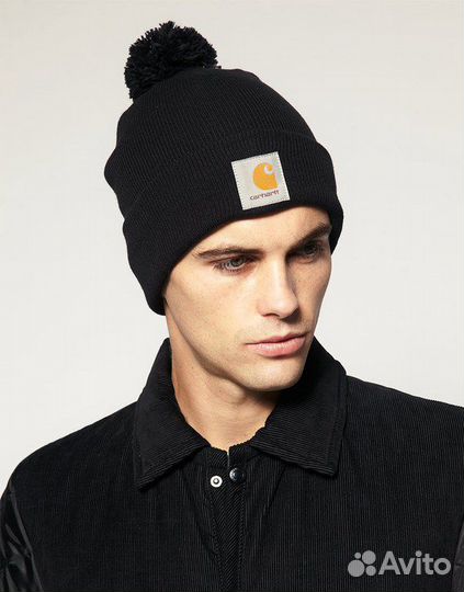 Шапка с Помпоном Carhartt Classic