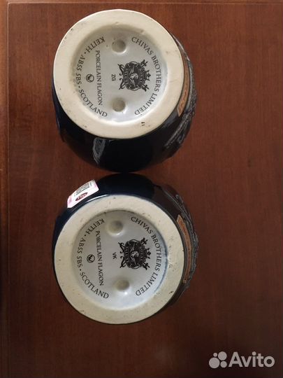 Бутылка из под виски/фарфоровая