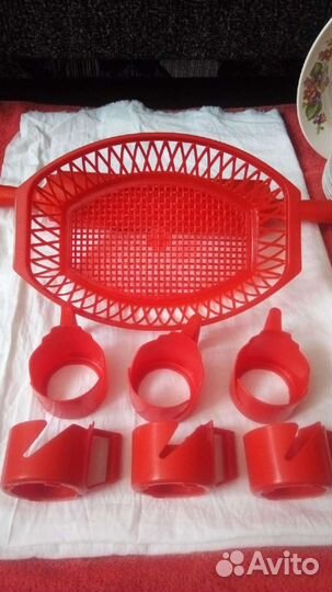 Подстаканники,скалка,корзинка