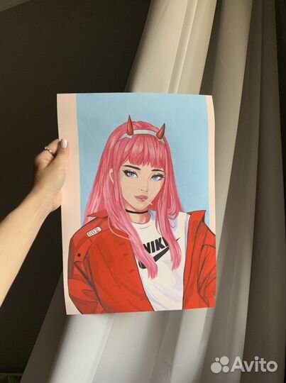 Картина, портрет по фото на заказ