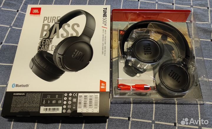 Беспроводные наушники JBL Tune 500BT