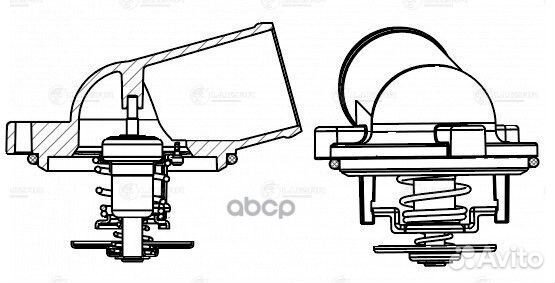 Термостат ssangyong kyron/actyon 05- (87С) (c