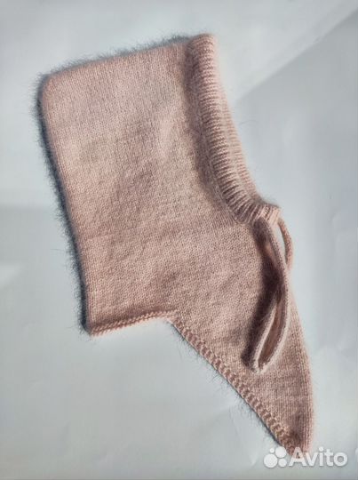 Капор капюшон женский из пуха норки