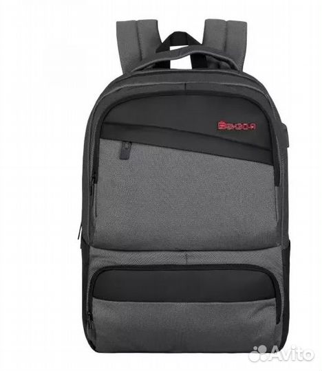 Молодежный рюкзак merlin DH668 серый