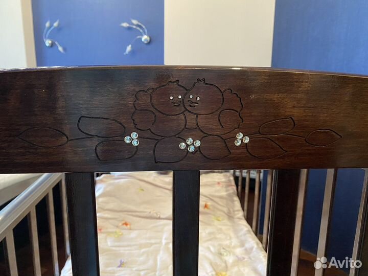 Детская кроватка Красная Звезда 120x60 Птички