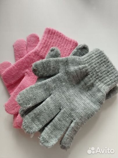 Варежки шерстяные