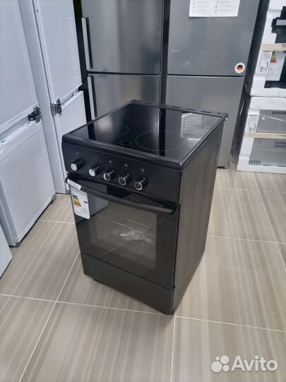 Электрическая плита новая стеклокерамика чёрная