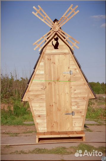 Дачный туалет с установкой SKU006