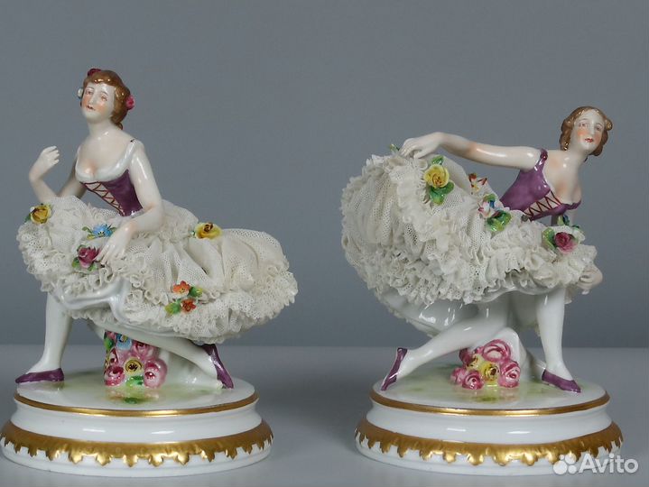 Старинные немецкие статуэтки. Dresden