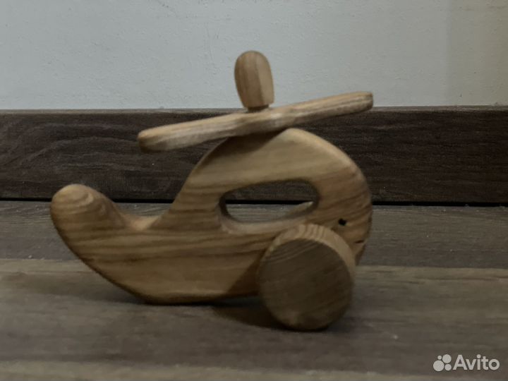 Деревянная игрушка вертолёт-кит