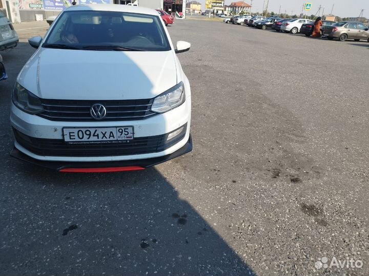 Универсальная губа переднего бампера