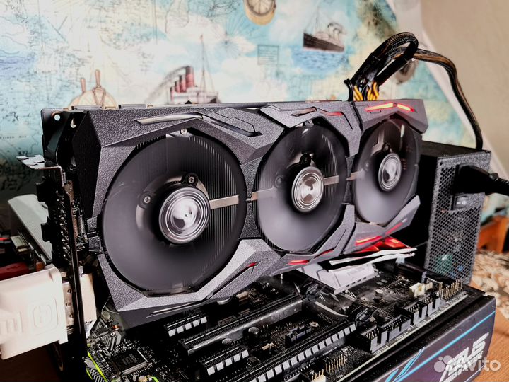 Видеокарта gtx 1080 ti 11gb asus strix