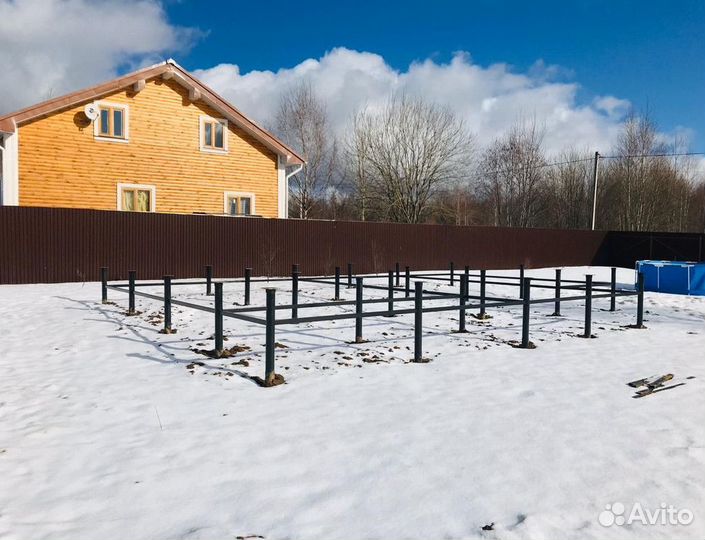 Винтовые сваи под ключ