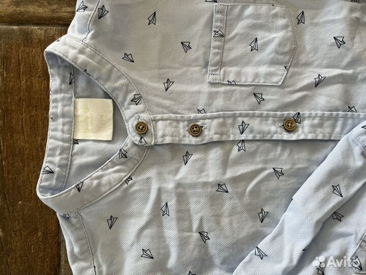 Рубашка hm и брюки 92