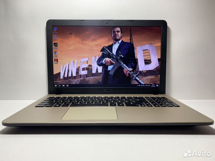 Игровой ноутбук Asus 4ядра/8gb/2видеокарты/ssd512