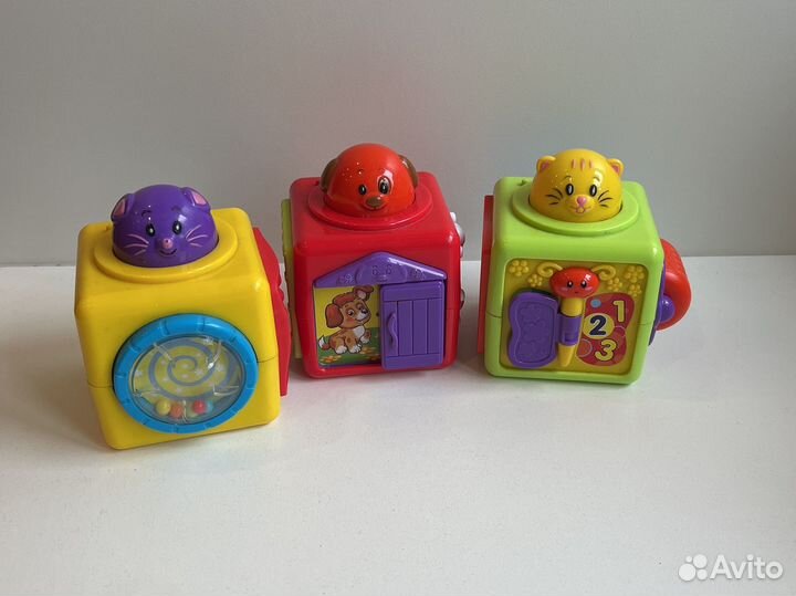 Развивающие кубики детские игрушки музыкальные