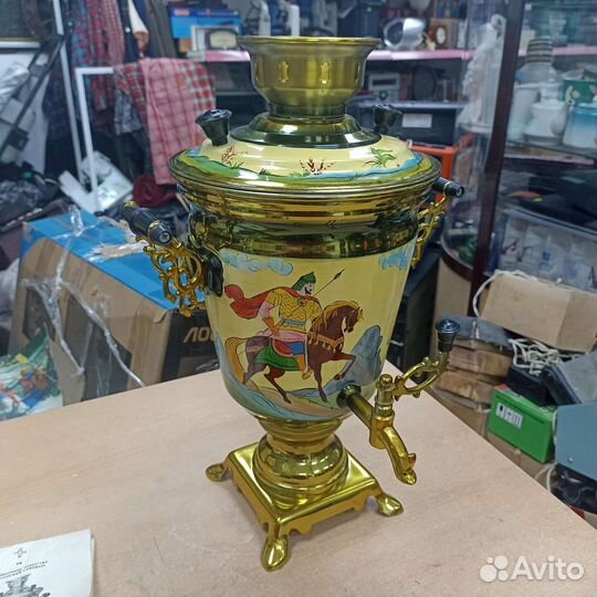 Электрический Самовар с худ росписью (сзр)