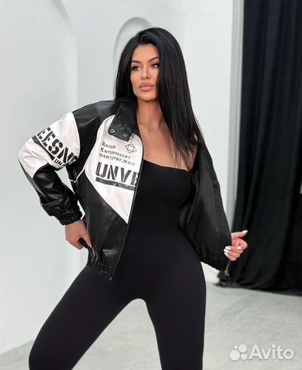 Женская куртка экокожа размер от 44 до 50