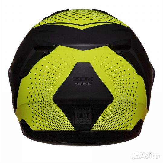 Шлем снегоходный ZOX Condor Parkway Black-Yellow