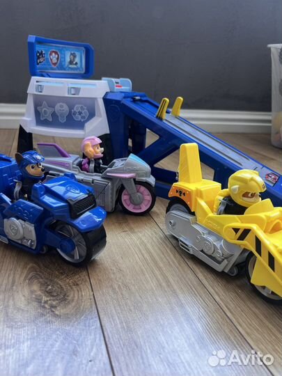 Игрушки щенячий патруль база и щенки