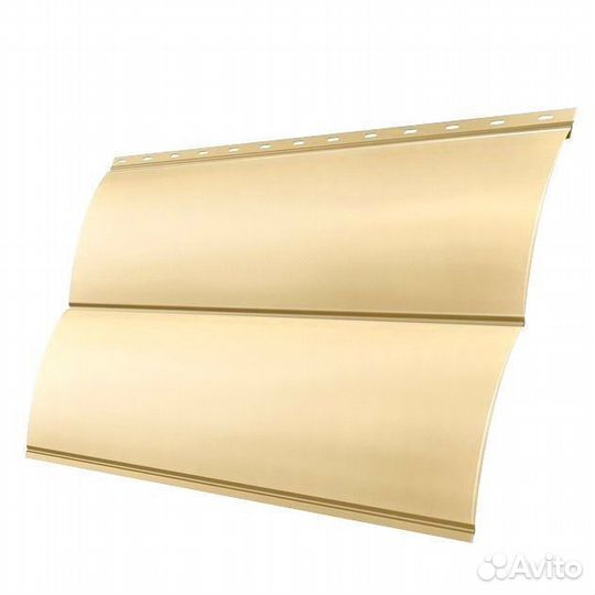 Сайдинг Блок-хаус RAL 1014 слоновая кость