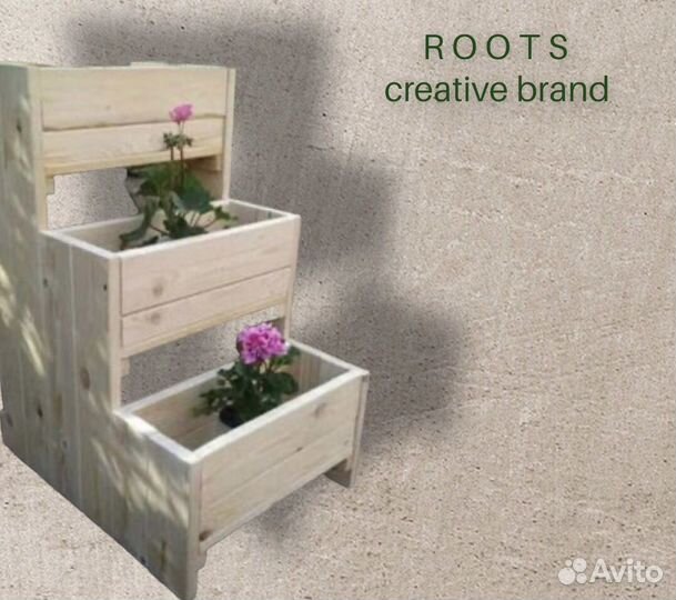 Клумбы, грядки,вазоны деревянные