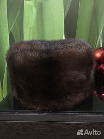 Шапка норковая мужская