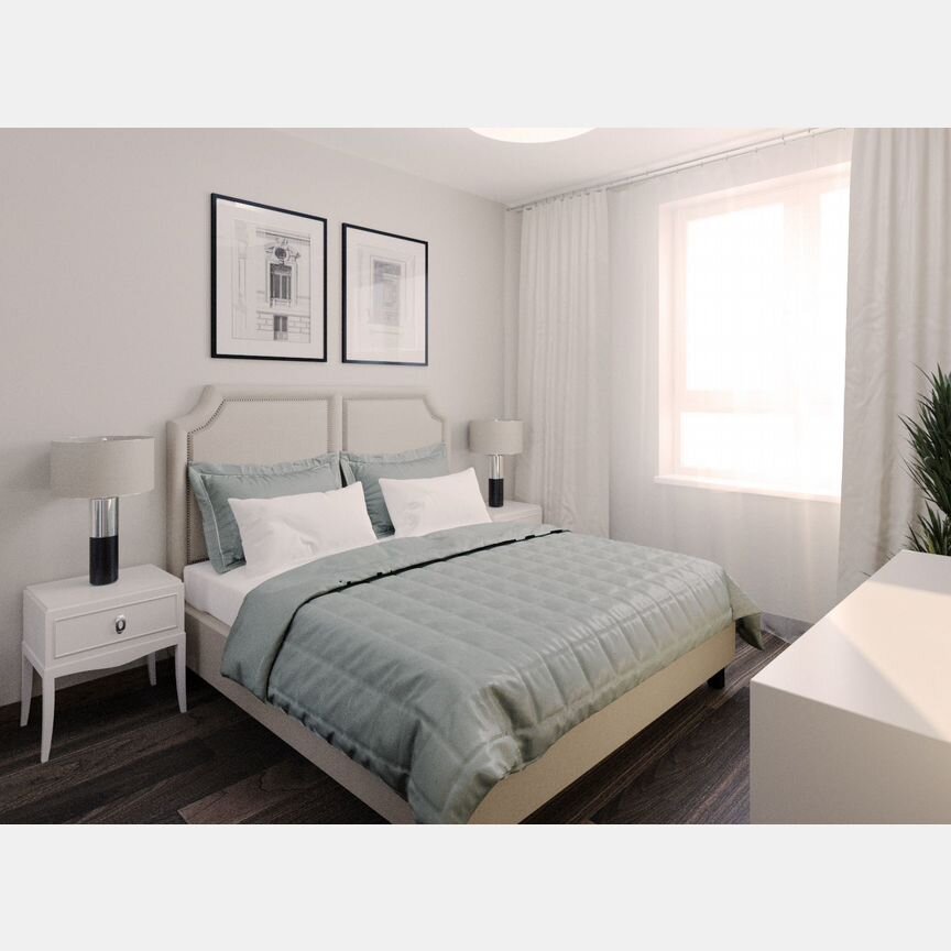 2-к. квартира, 56 м², 4/12 эт.