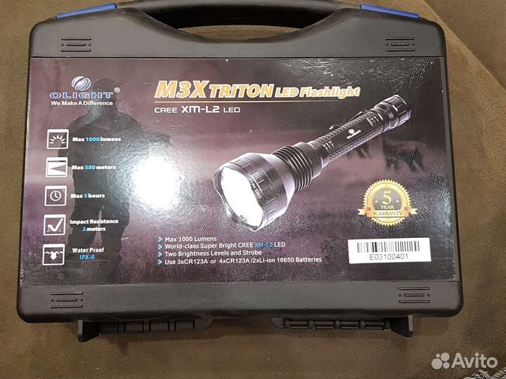 Подствольный фонарь Olight M3X Triton