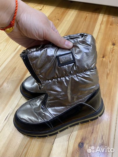 Дутики зимние для девочки 32