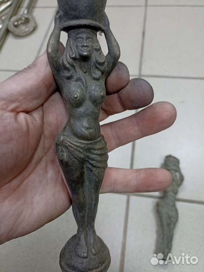 Подсвечники бронзовые.винтаж