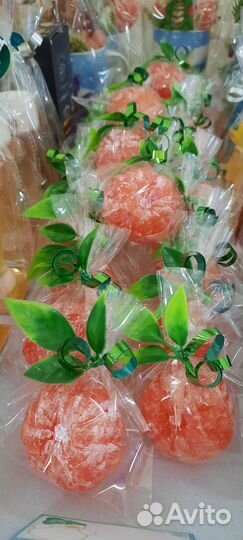 Мыло ручной работы мандарин