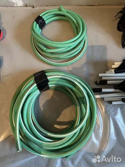 Шланг садовый, 18 метров + 6,5 метров