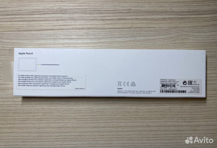 Apple pencil 1го поколения оригинальный