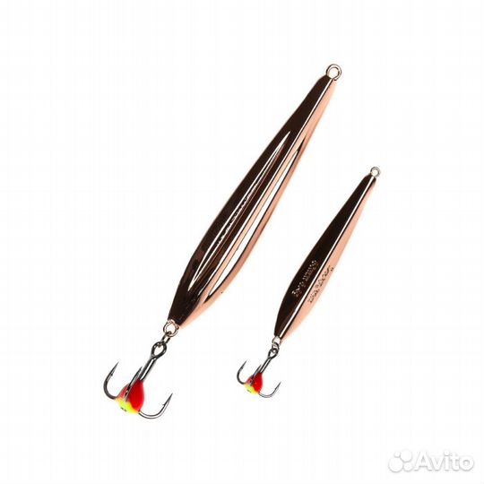 Блесны Lucky John FIN blade с тройником 40мм