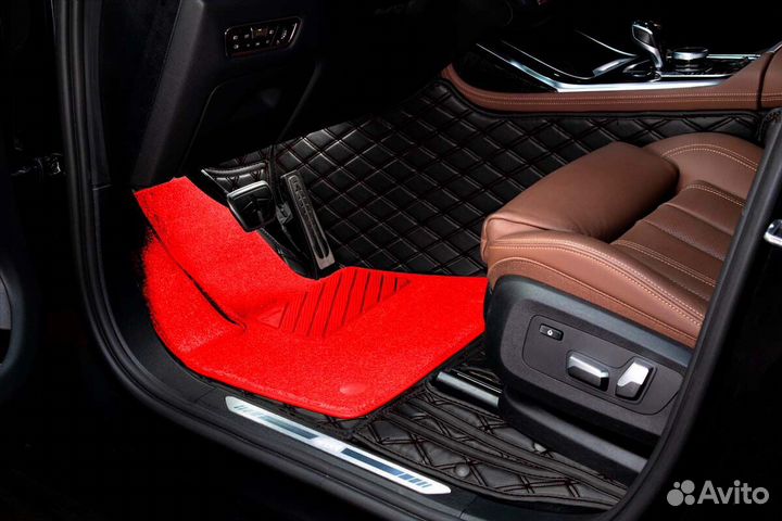 3D Коврики Toyota Салон Багажник из Экокожи
